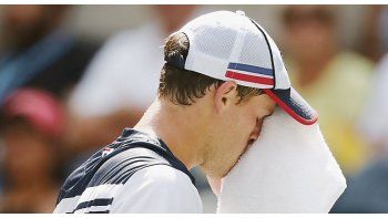 Gigante. Pese a la frustración por la derrota, Schwartzman realizó su mejor actuación en un torneo de Grand Slam.