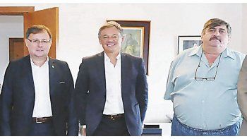 ámbito.com | Otros tiempos. Romero y Pignanelli, en un acto junto al ministro de Producción, Francisco Cabrera.