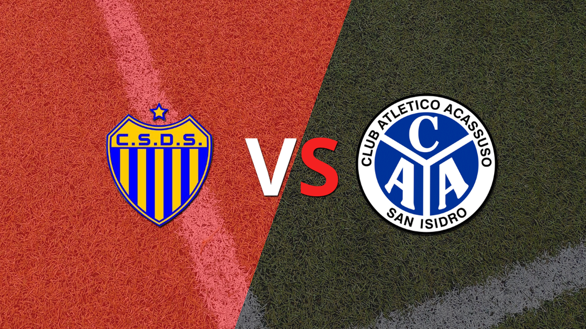 Starting whistle for the duel between Dock Sud and Acassuso