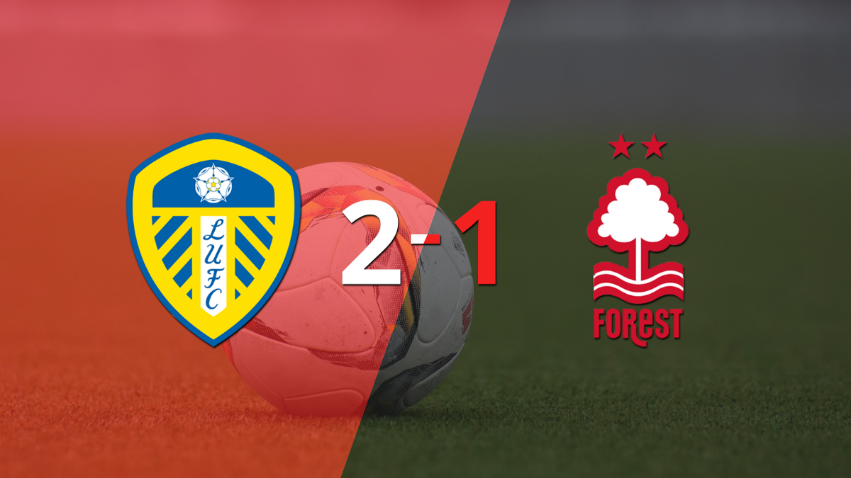 Leeds United claimed a 2-1 home win against Nottingham Forest