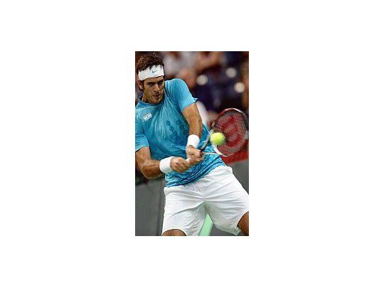 Del Potro fue mucho más que Tipsarevic.