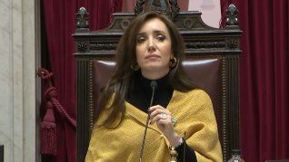 Victoria Villarruel aprovechó el aniversario de la muerte de Rucci para pegarle a Javier Milei.