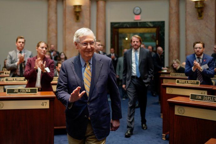 El senador republicano Mitch McConnell. El senador republicano Mitch McConnell.