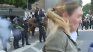 Lauren Tomasi was shot from the police and the exact moment of the attack was filmed. Lauren Tomasi was shot from the police and the exact moment of the attack was filmed.