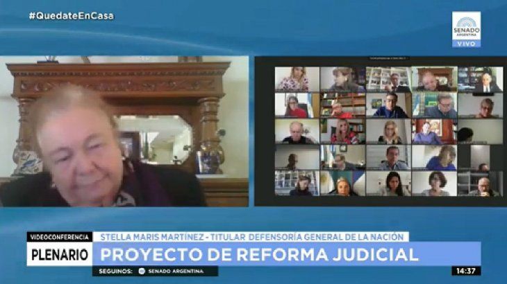 Reforma judicial. Se lleva a cabo la tercera jornada de debate en el Senado.