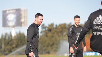 Messi ya está con la Selección.