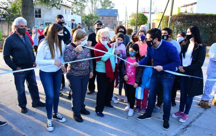 Malvinas Argentinas: se inauguró el pavimento de la calle Villa de Mayo
