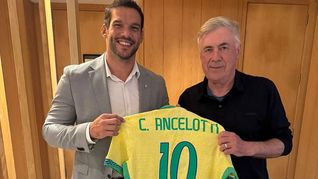 Ancelotti fue presentado el 25 de mayo como nuevo DT de Brasil.