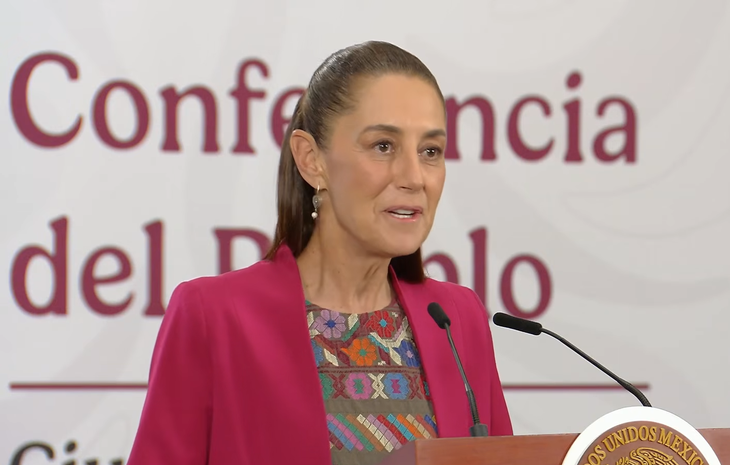 Claudia Sheinbaum en la Mañanera de este miércoles. Claudia Sheinbaum en la Mañanera de este miércoles.