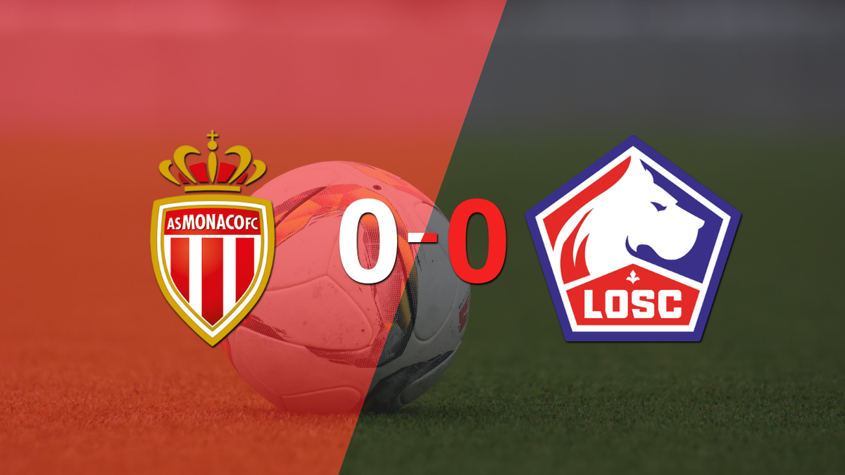 Zero to zero ended the match between Monaco and Lille
