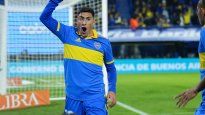 Gol. Miguel Merentiel aprovechó un grosero error del rival y le dio el triunfo a Boca.