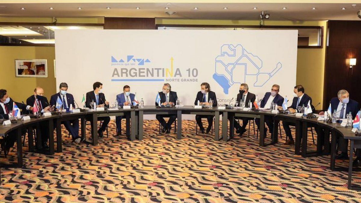 Alberto Fernández encabeza una reunión con los gobernadores del Norte Grande