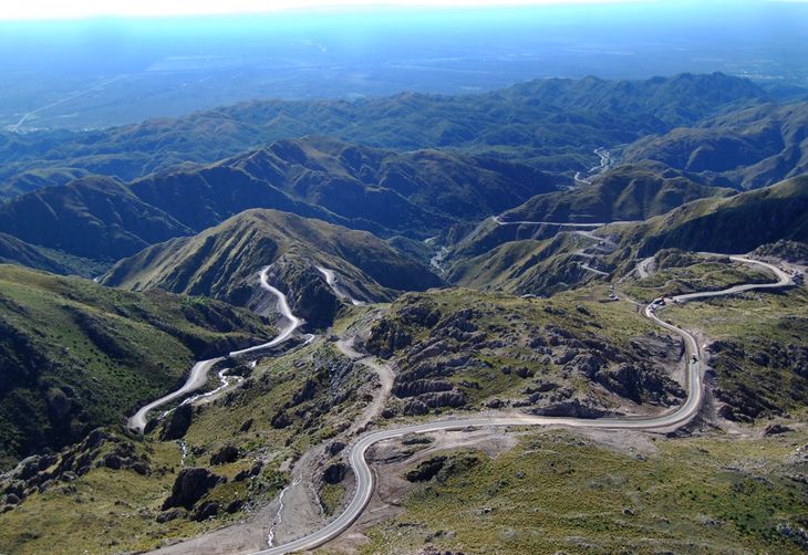 The road to La Carolina. The road to La Carolina.
