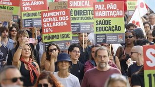 El reclamo salarial de Portugal movilizó a miles de ciudadanos.