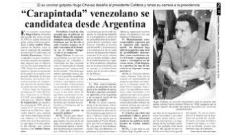 ámbito.com | CHÁVEZ, 1995: “Hay que moderar el liberalismo”