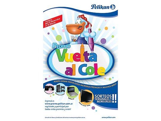 Afiche de la promo lanzada por Pelikan.