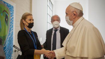 Fabiola Yañez participó junto al Papa Francisco de un evento de Scholas&nbsp;