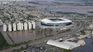 The Gremio Arena and its surroundings flooded after heavy rains in Porto Alegre.