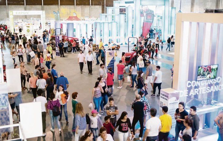 Registro. Uno de los pabellones de Expo Productiva 2019, la mega-muestra de la producción catamarqueña