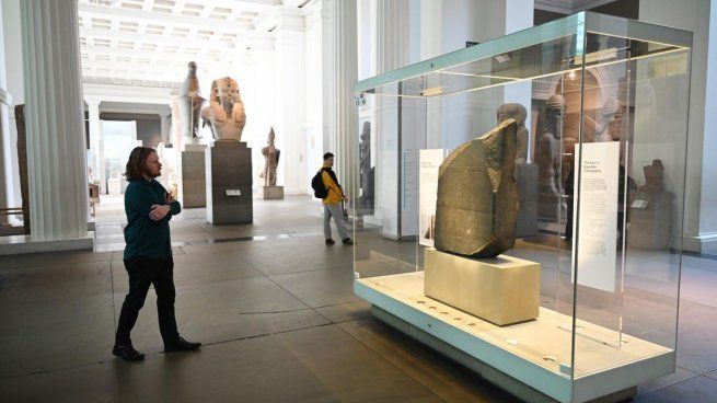 Recuperaron piezas del Museo Británico.