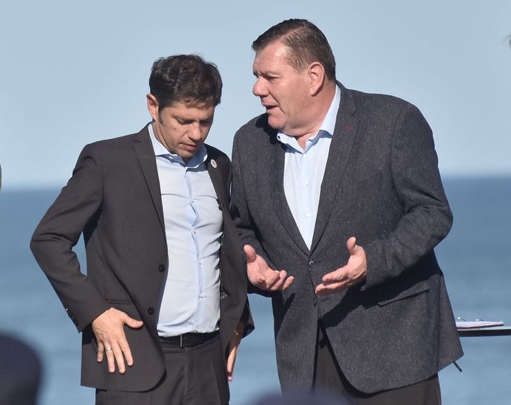 Axel Kicillof y el intendente de General Pueyrredón, Guillermo Montenegro. Axel Kicillof y el intendente de General Pueyrredón, Guillermo Montenegro.