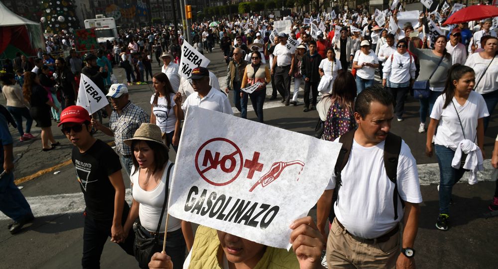 Protestas Cortes De Ruta Y Saqueos Por El Gasolinazo En México 8565