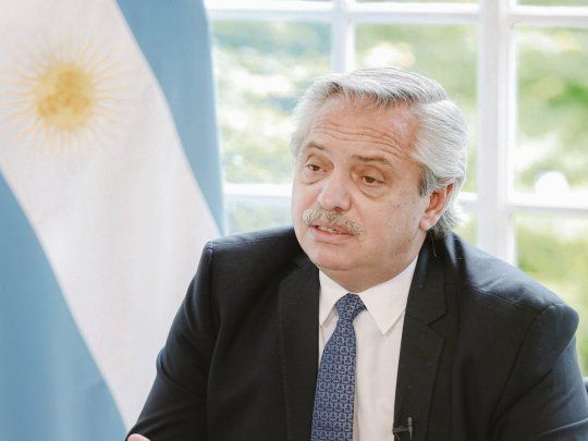 Amenaza. Alberto F. habló a empresarios desde la Residencia de Olivos.&nbsp;