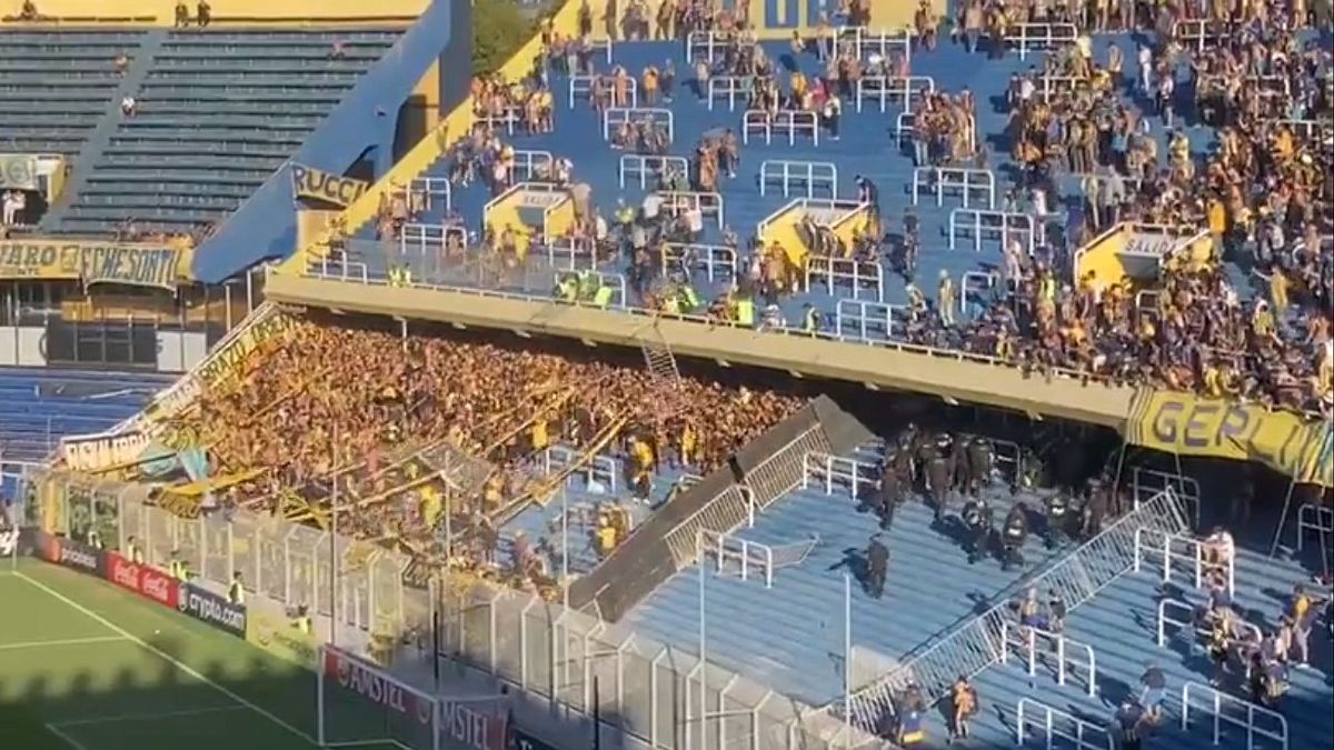 Copa Libertadores: serious incidents between fans in the Rosario Central-Peñarol preview