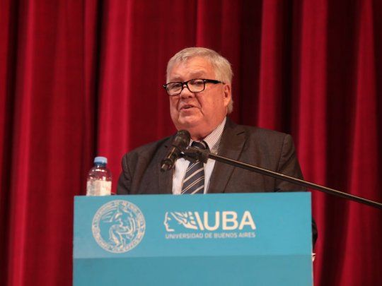 Ricardo Gelpi, rector de la UBA. 