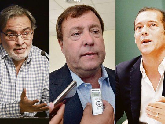 Gustavo Lopetegui,&nbsp;Alberto Weretilneck y Omar Gutiérrez.