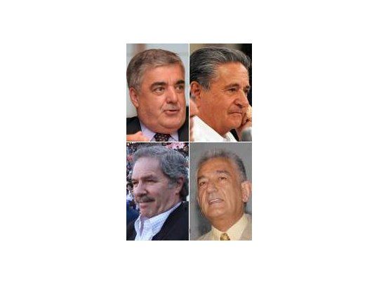 Mario Das Neves - Eduardo Duhalde - Alberto Rodríguez Saá - Felipe Solá.