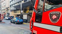 Incendio en pleno Centro porteño.