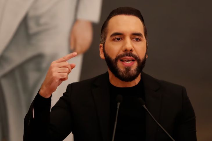 El presidente de El Salvador, Nayib Bukele. 