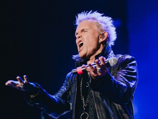 Luego de tres años de ausencia, Billy Idol confirmó su regreso a la Argentina.