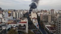 Incendio en un edificio en Almagro.&nbsp;