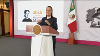 Claudia Sheinbaum en la Mañanera.