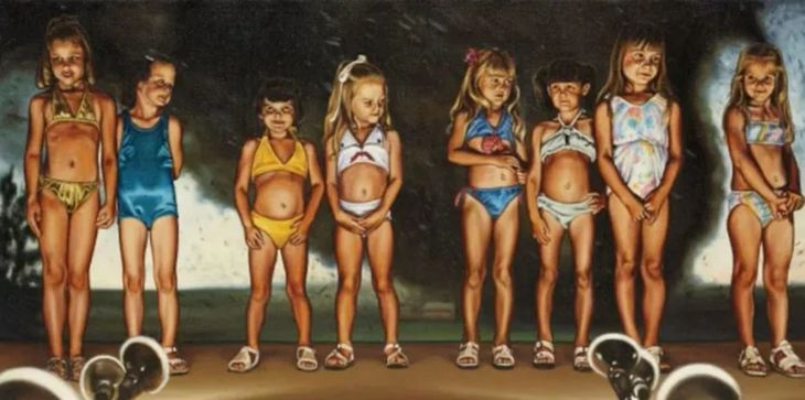 Pieza de arte del artista estadounidense, Damian Loeb.