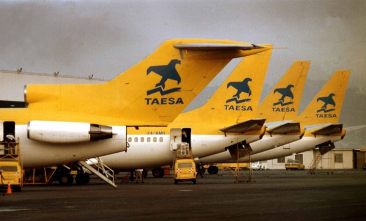 La empresa operó vuelos nacionales e internacionales durante la década de 1990. La empresa operó vuelos nacionales e internacionales durante la década de 1990.