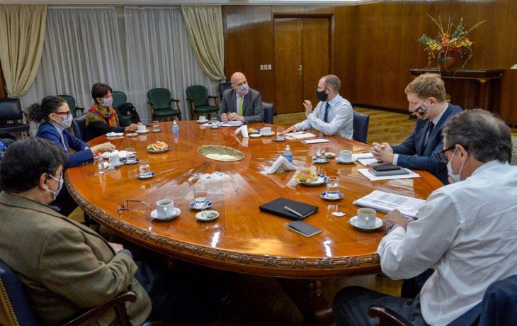 Reunión del gabinete ecómico.