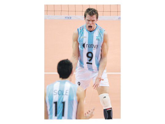 Rodrigo Quiroga, sobrino del legendario Raúl, capitán y una pieza clave en la Selección argentina de vóleibol.