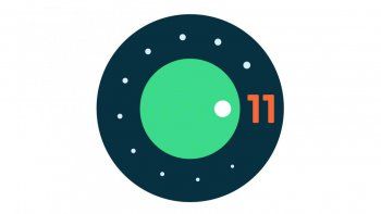 El logo de Android 11.