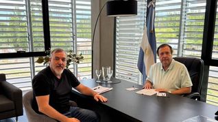 Rodolfo Aguiar y Alberto Weretilneck. Foto de archivo. Rodolfo Aguiar y Alberto Weretilneck. Foto de archivo.