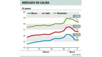 Cambio: ahora ven dólar abajo de $ 16 hasta junio