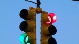 Running red lights carries a heavy fine. Running red lights carries a heavy fine.