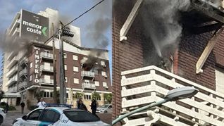 El incendio se originó en el segundo piso. El incendio se originó en el segundo piso.