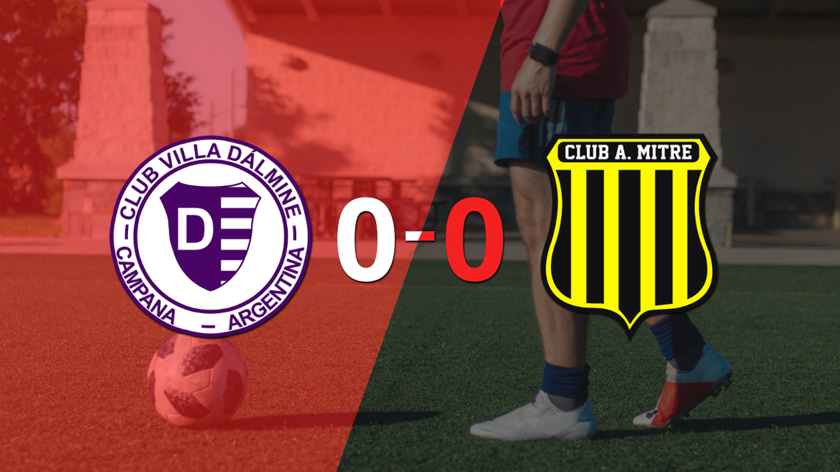 Without much emotion, Villa Dálmine and Miter (SE) drew 0-0