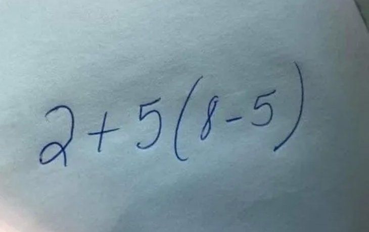 La ecuación que se hizo desafío viral en Twitter y genera polémicas.