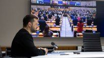 Zelenski abogó por una tregua ante el Consejo Europeo.