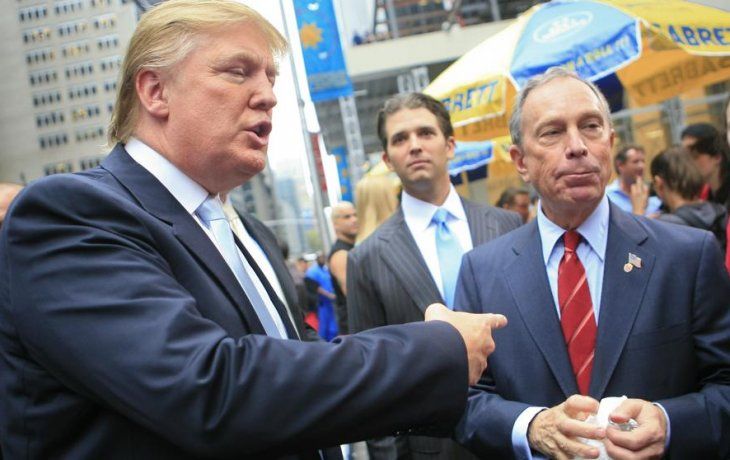 Trump y Bloomberg dos candidatos que apuestan al Superbowl para captar votos.