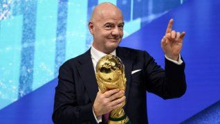 Infantino recibió a funcionarios de EEUU en Miami.